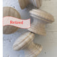 Wood Knob Set of 4 - 1.5in {Retired}