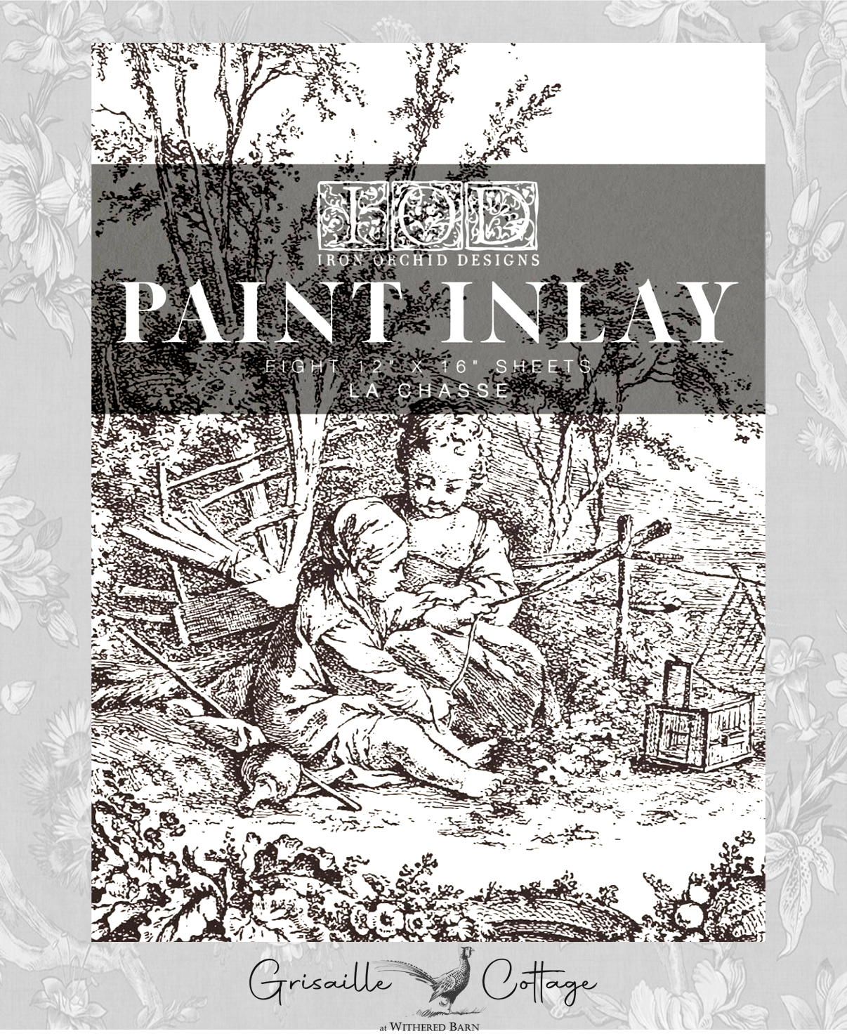 La Chasse - IOD Paint Inlay™ LIMITED EDITION