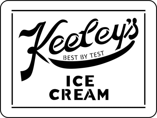 Keeley's Ice Cream - JRV Stencil