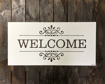 Welcome Ornate S0454