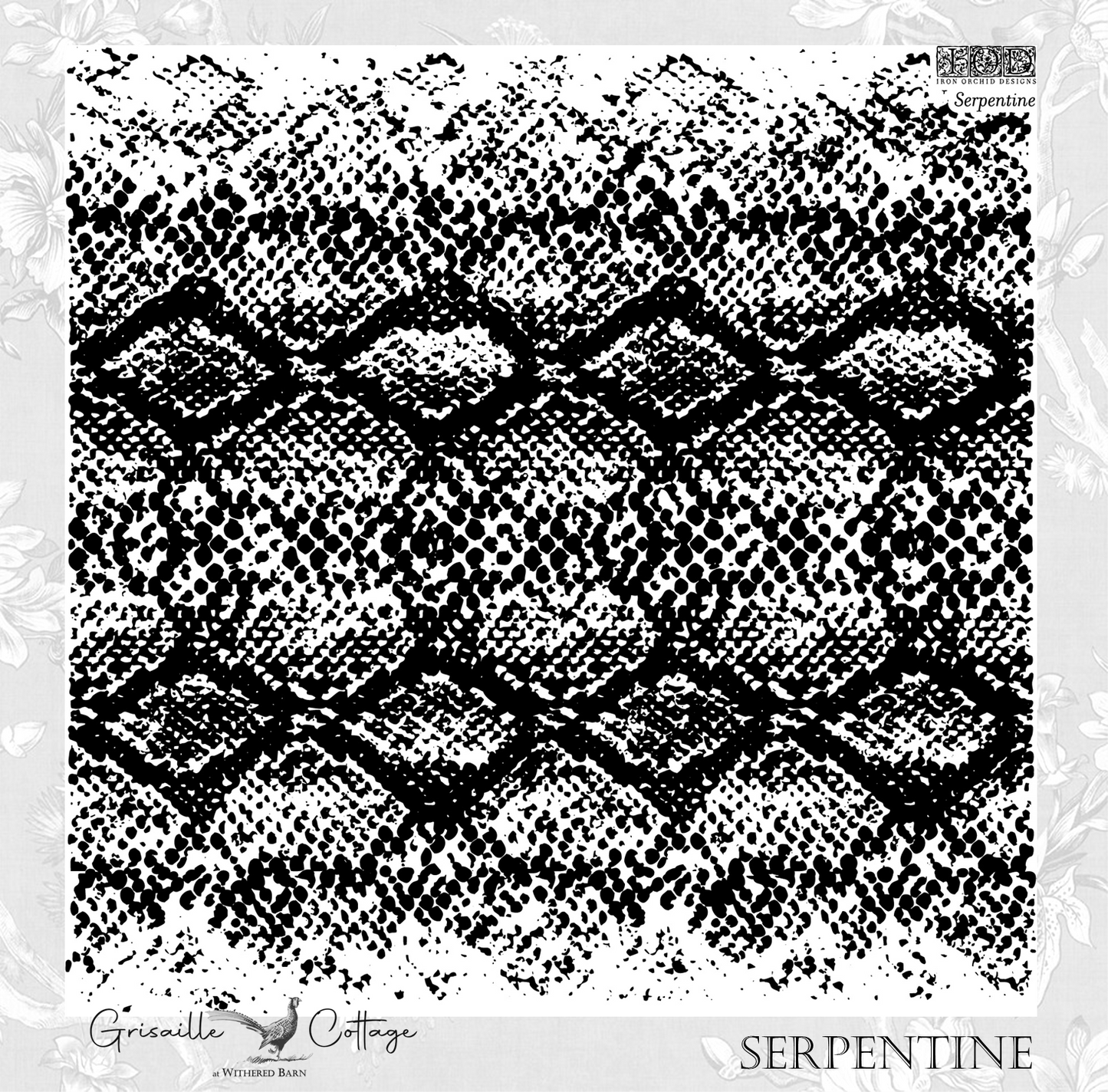 Serpentine - IOD Decor Stamp