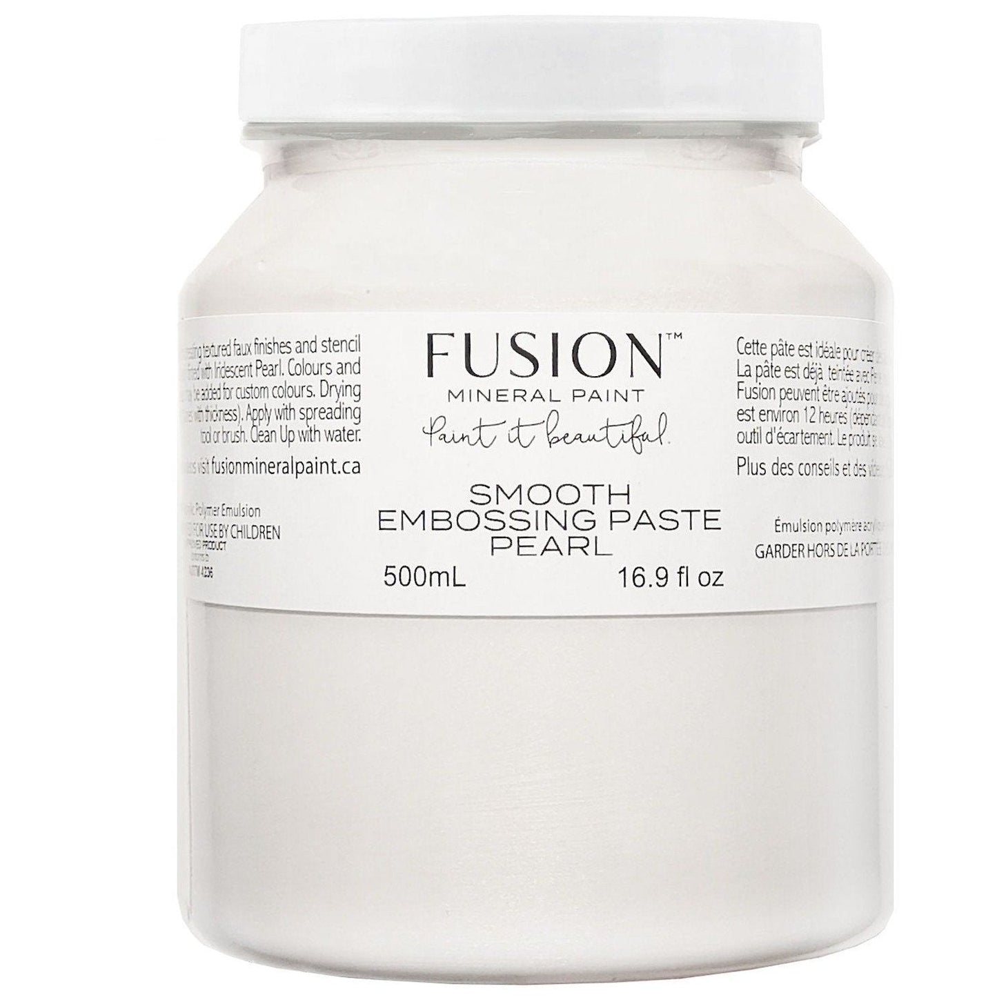 Smooth Embossing Paste in Pearl - Fusion Mineral Paint
