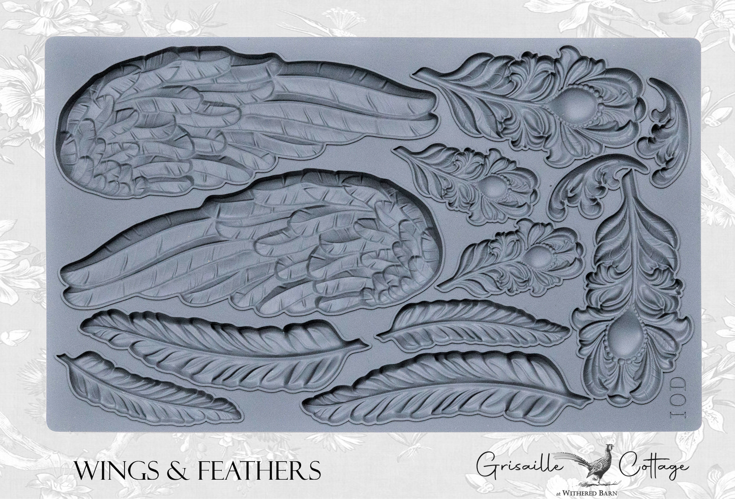 Wings & Feathers - IOD Decor Mould