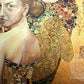 Beautiful Woman in Gold 11x17~ MINT by Michelle