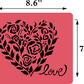Two Hearts - JRV Stencil Co