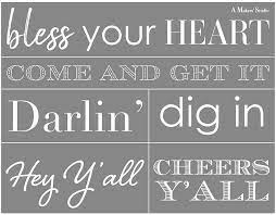 Southern Sayings Mesh Stencil 8.5"x11"