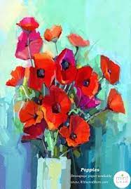 Poppies 23x33 ~ MINT by Michelle
