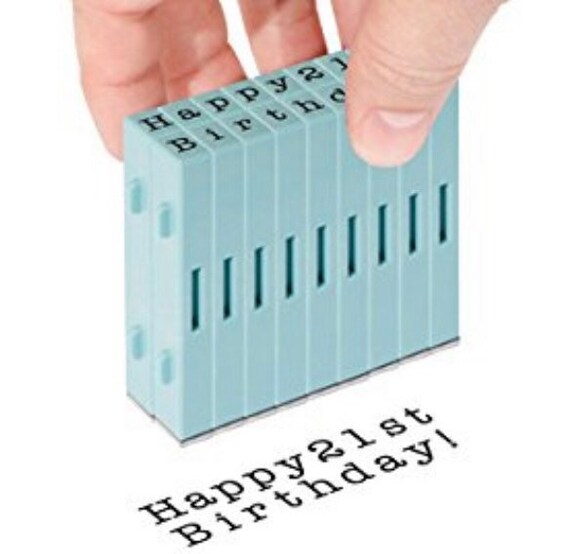Uppercase Click-Together Stamp Set