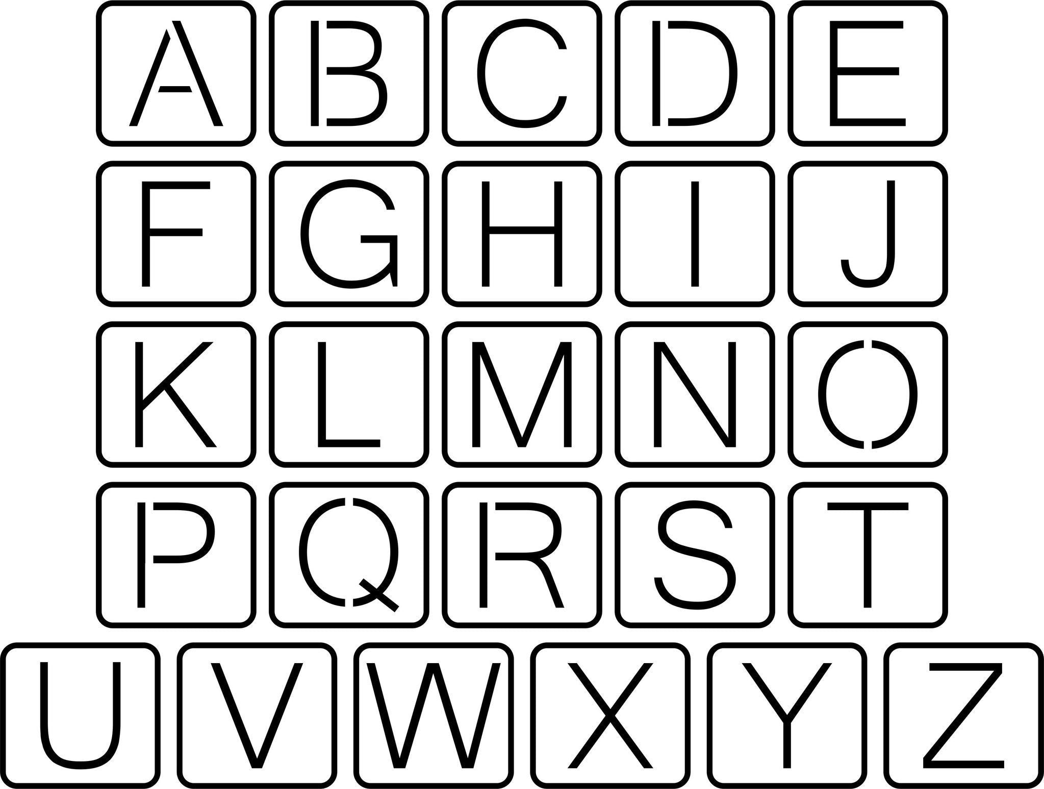 Schoolhouse Font - JRV Stencil Co – Grisaille Cottage