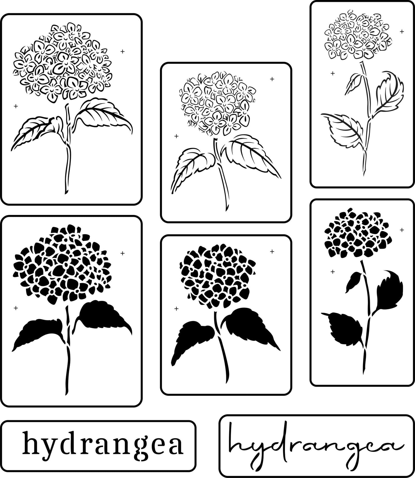 Heavenly Hydrangeas - JRV Stencil Co