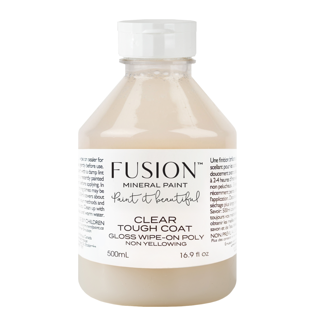 Clear Tough Coat Wipe-On Poly *GLOSS* - Fusion Mineral Paint