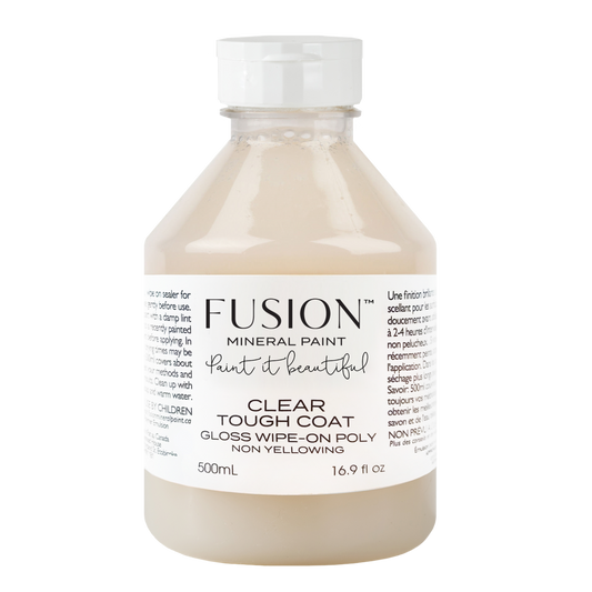 Clear Tough Coat Wipe-On Poly *GLOSS* - Fusion Mineral Paint