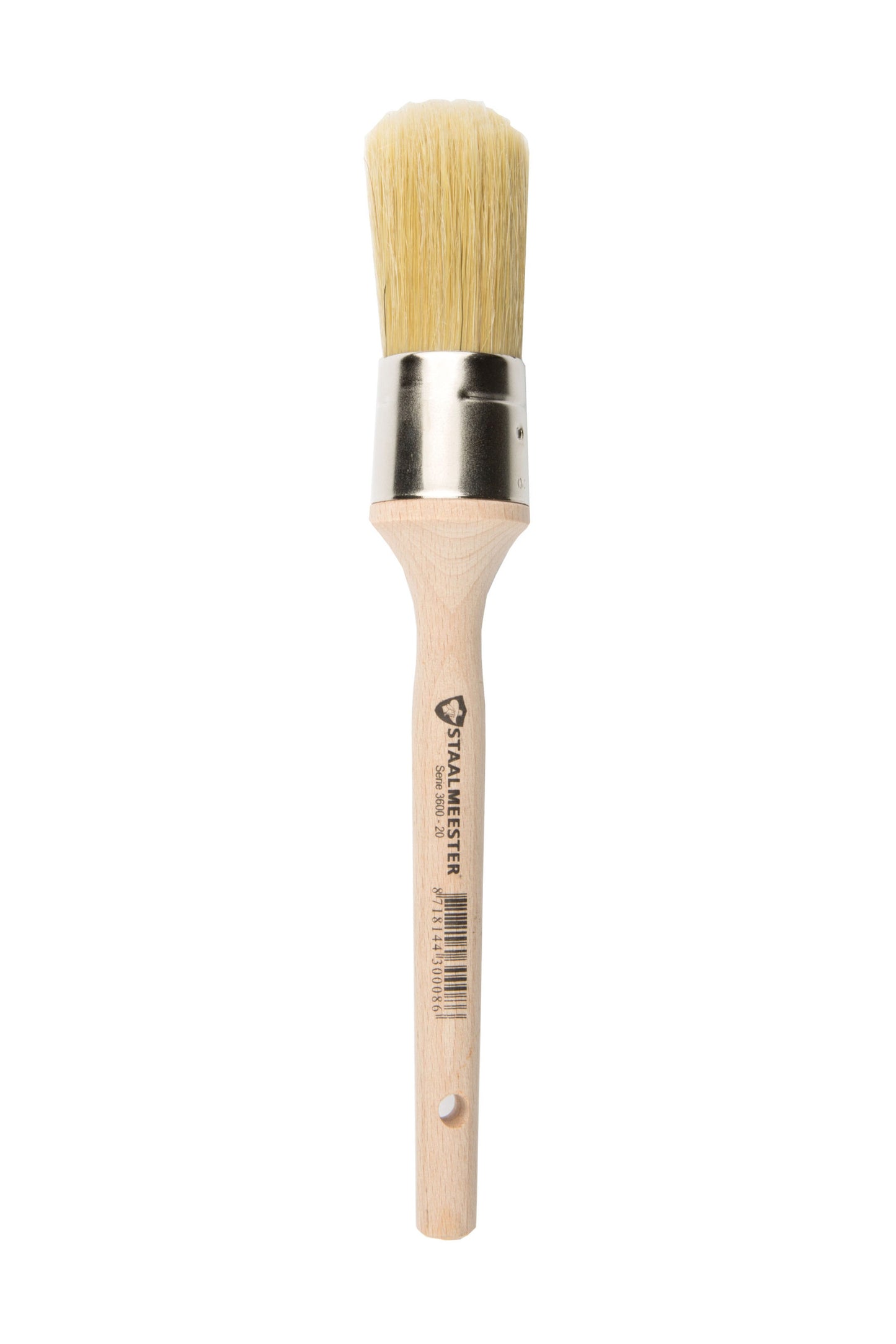 Natural Series Wax Brush Round #20 (1.5in) by Staalmeester